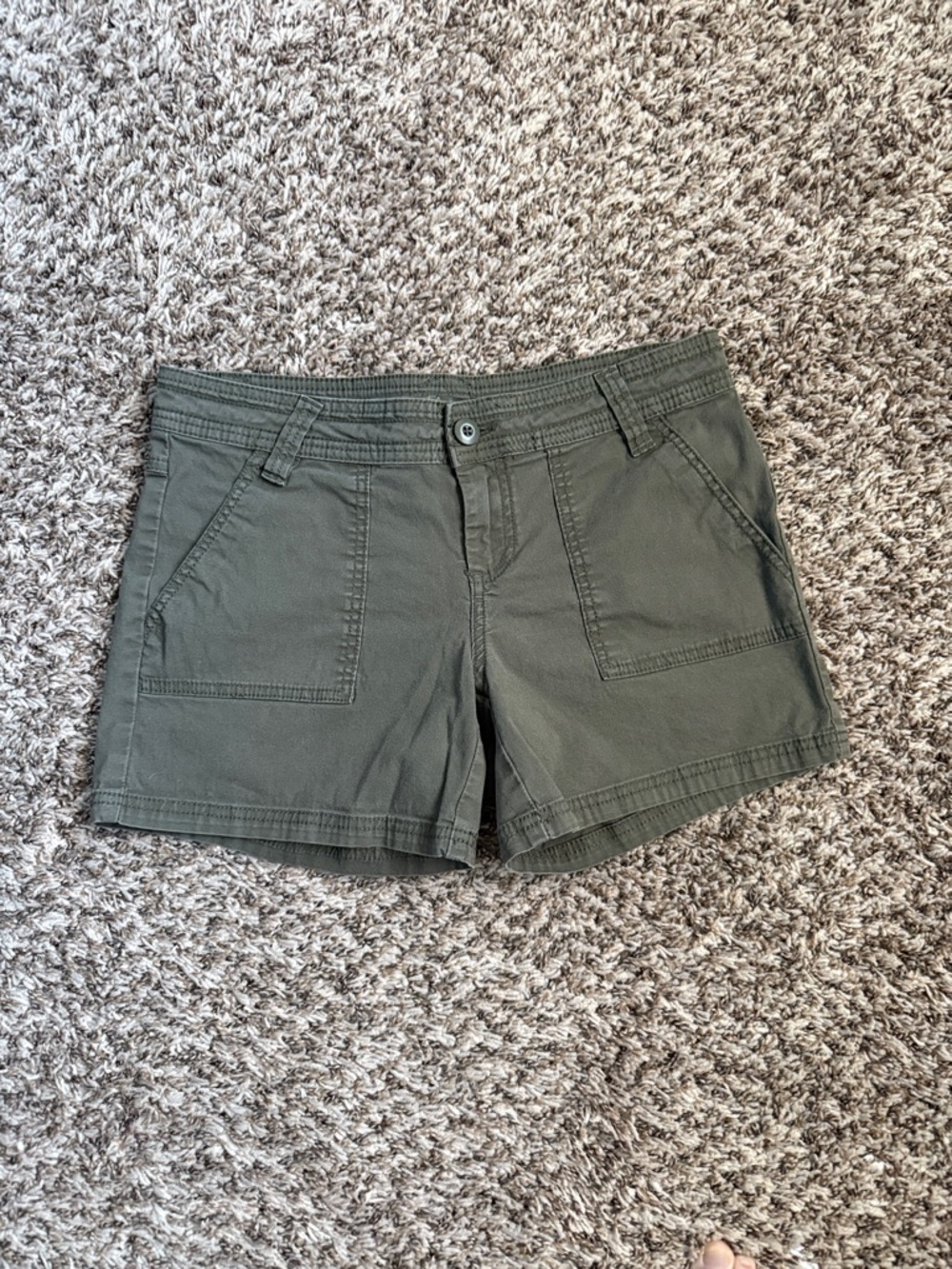 Prana Women’s Olive Green Utility Shorts
